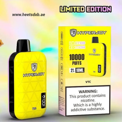 HYPERJOY Limited Edition 20MG 10000 Puffs Disposable Vape in Dubai