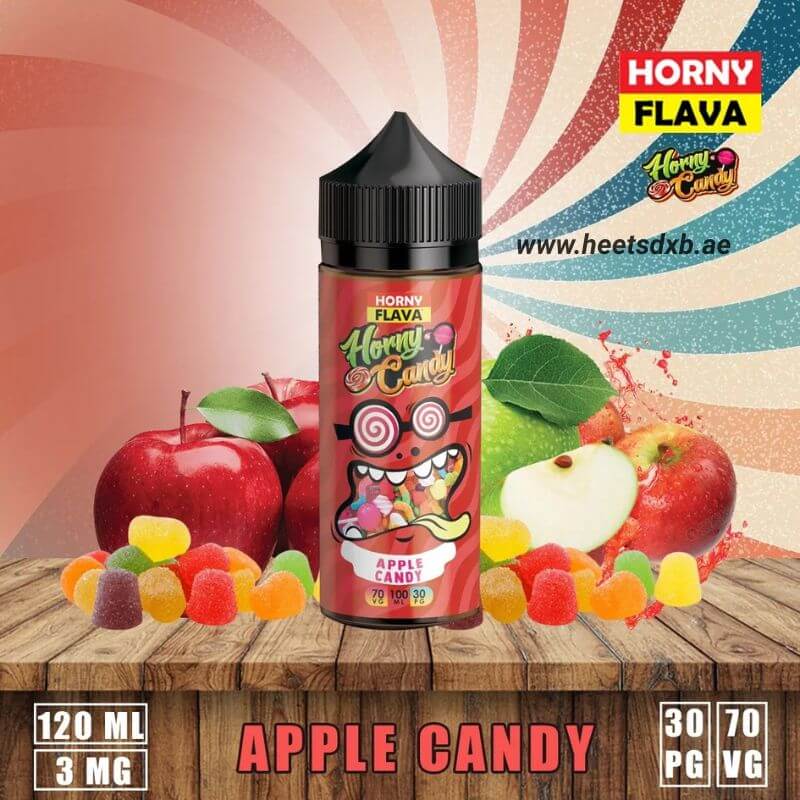 Horny Flava 120ml E-Liquid in Dubai Apple Candy
