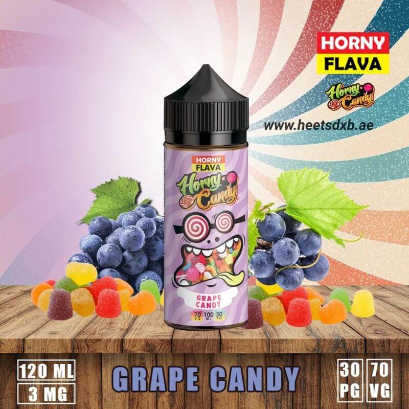 Horny Flava 120ml E-Liquid in Dubai Grape Candy
