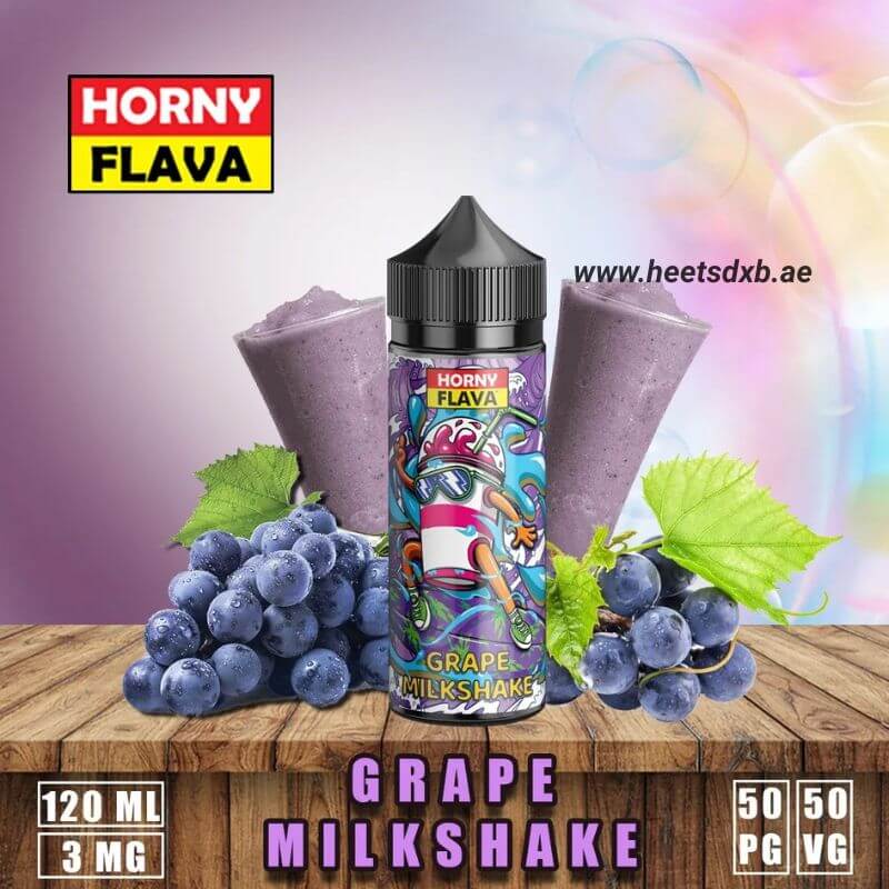 Horny Flava 120ml E-Liquid in Dubai Grape Milkshake
