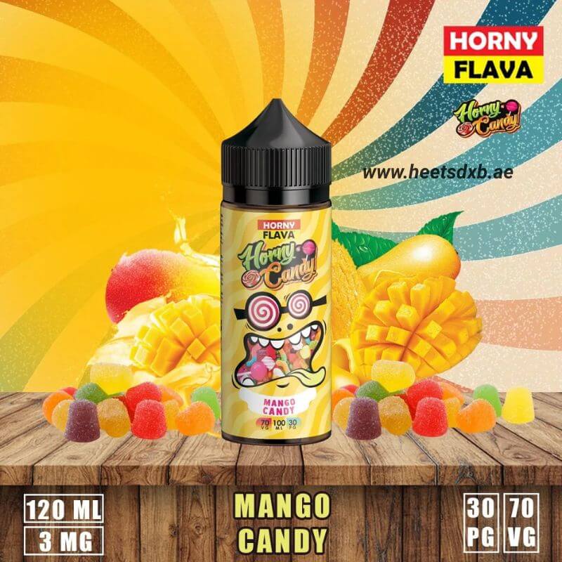 Horny Flava 120ml E-Liquid in Dubai Mango Candy
