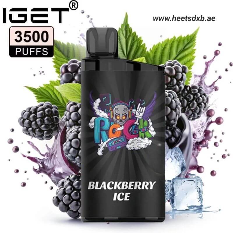 IGET Bar 3500 Puffs Disposable Vape Blackberry Ice
