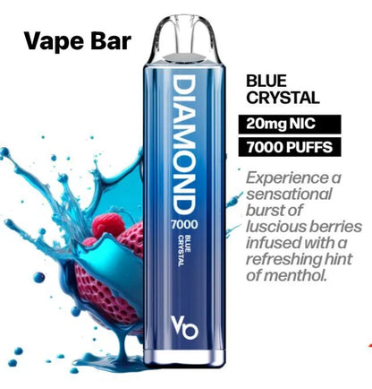 Vapes Bars Diamond 7000 Disposable Vape