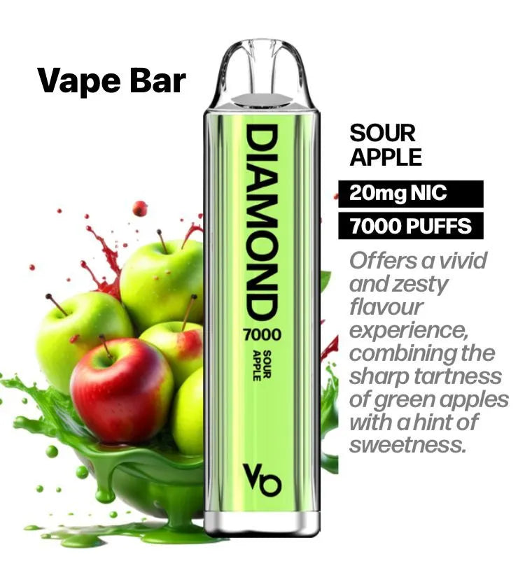 Vapes Bars Diamond 7000 Disposable Vape