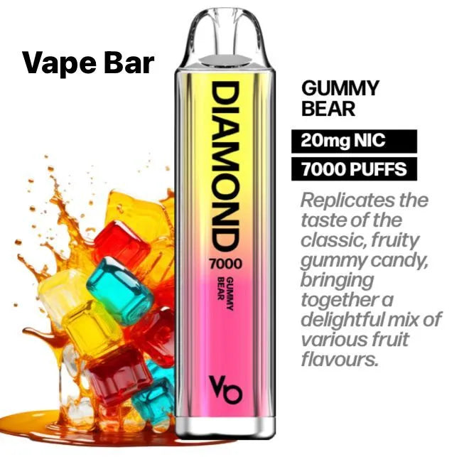 Vapes Bars Diamond 7000 Disposable Vape