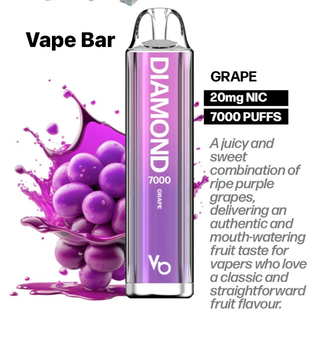 Vapes Bars Diamond 7000 Disposable Vape