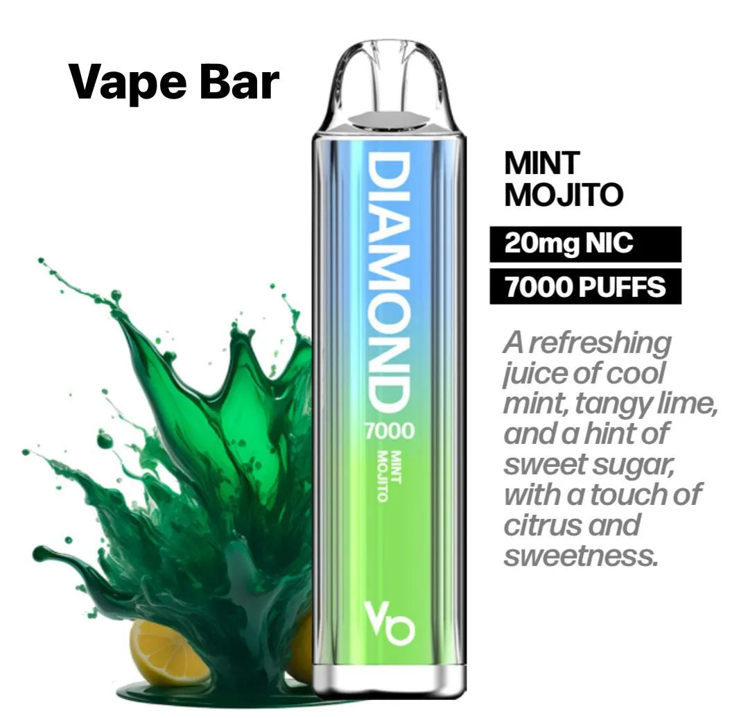 Vapes Bars Diamond 7000 Disposable Vape