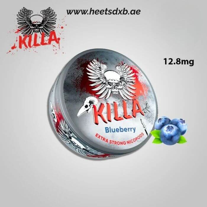 Killa Nicotine Pouches 12mg Blueberry