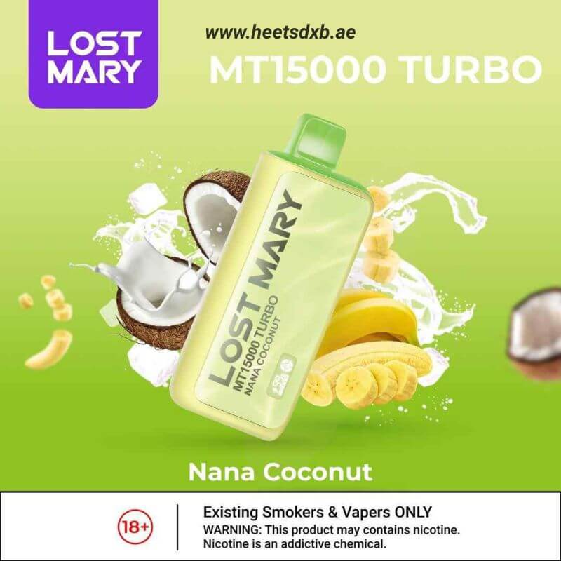 LOST MARY MT15000 TURBO 5% Disposable Vape Nana Coconut