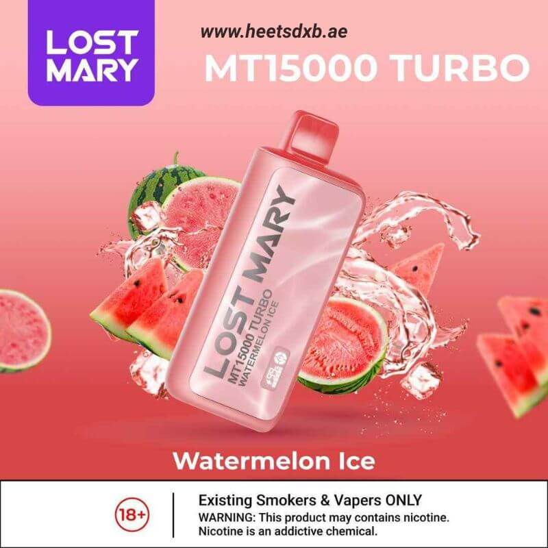 LOST MARY MT15000 TURBO 5% Disposable Vape Watermelon Ice