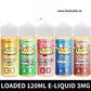 Loaded E-liquid 120ml 3mg Nicotine in Dubai 