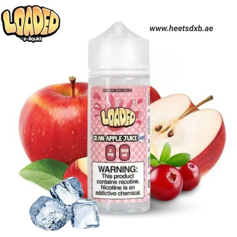 Loaded E-liquid 120ml 3mg Nicotine in Dubai Iced Cran-Apple Juice
