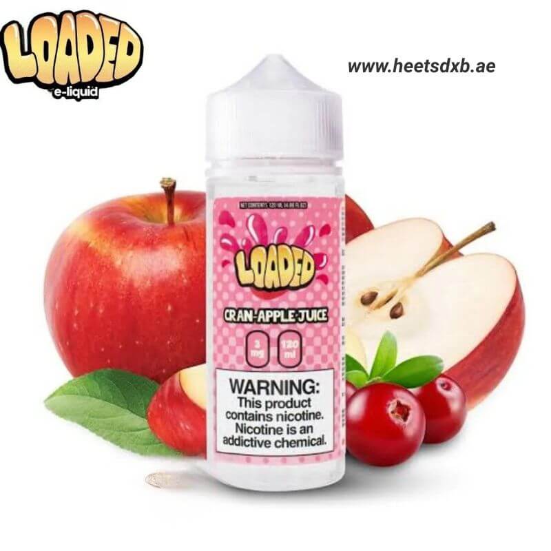 Loaded E-liquid 120ml 3mg Nicotine in Dubai Cran-Apple Juice
