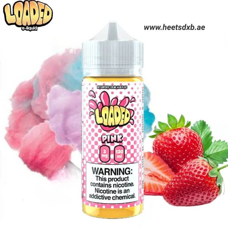 Loaded E-liquid 120ml 3mg Nicotine in Dubai Pink
