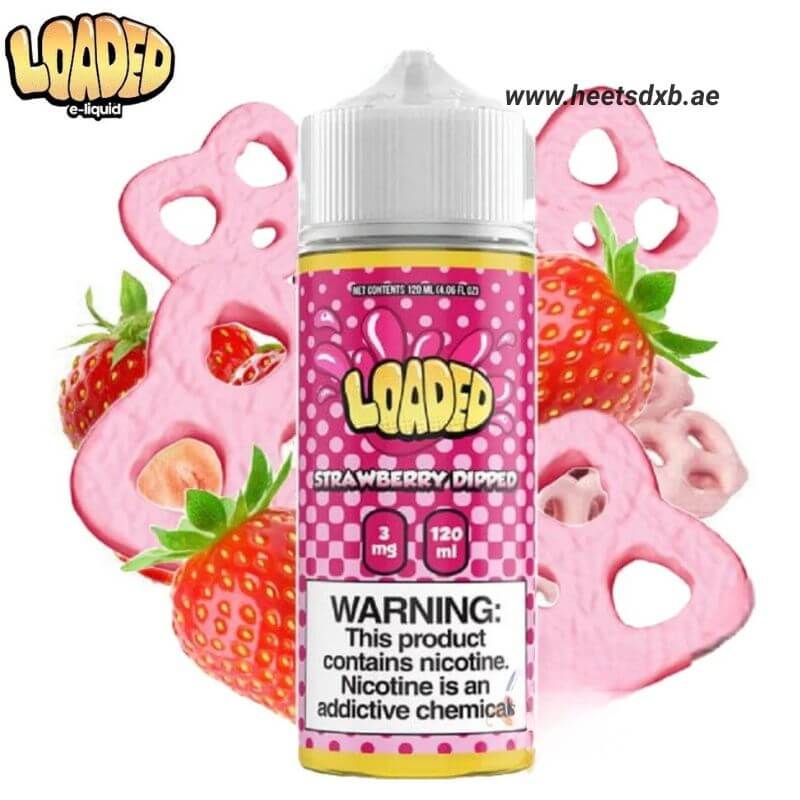 Loaded E-liquid 120ml 3mg Nicotine in Dubai Strawberry Dipped
