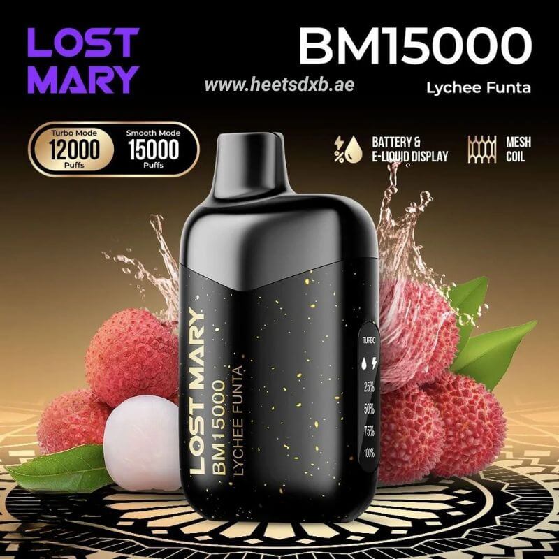 Lost Mary BM15000 Puffs 50mg Nicotine Lychee Funta