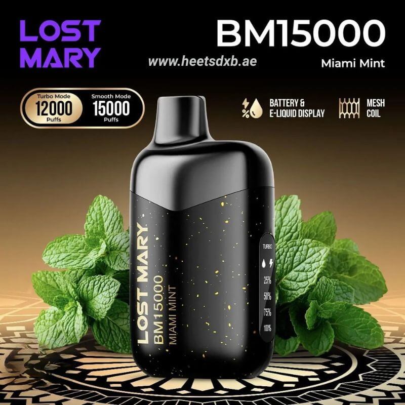 Lost Mary BM15000 Puffs 50mg Nicotine Miami Mint