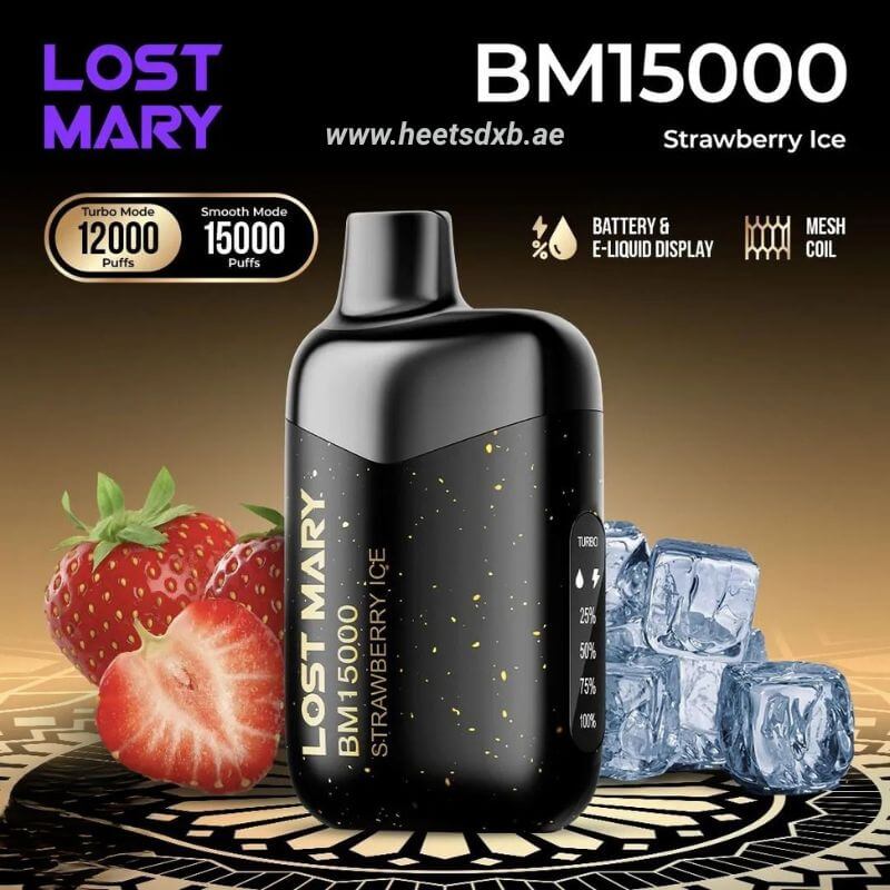 Lost Mary BM15000 Puffs 50mg Nicotine Strawberry Ice