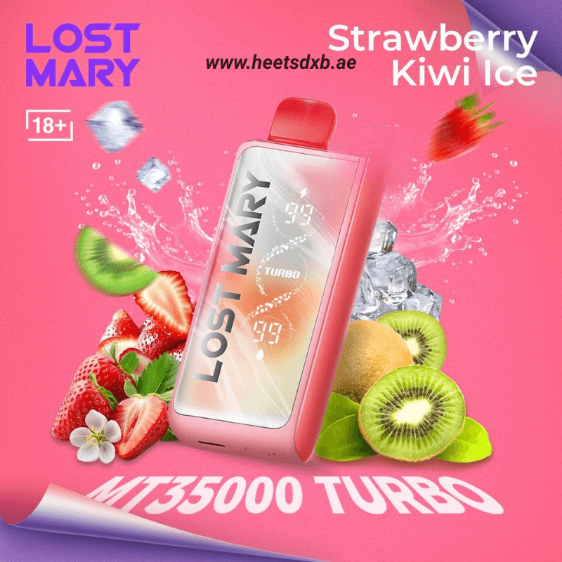 Lost Mary turbo MT 35000 Puffs 20MG nicotine Strawberry Kiwi Ice