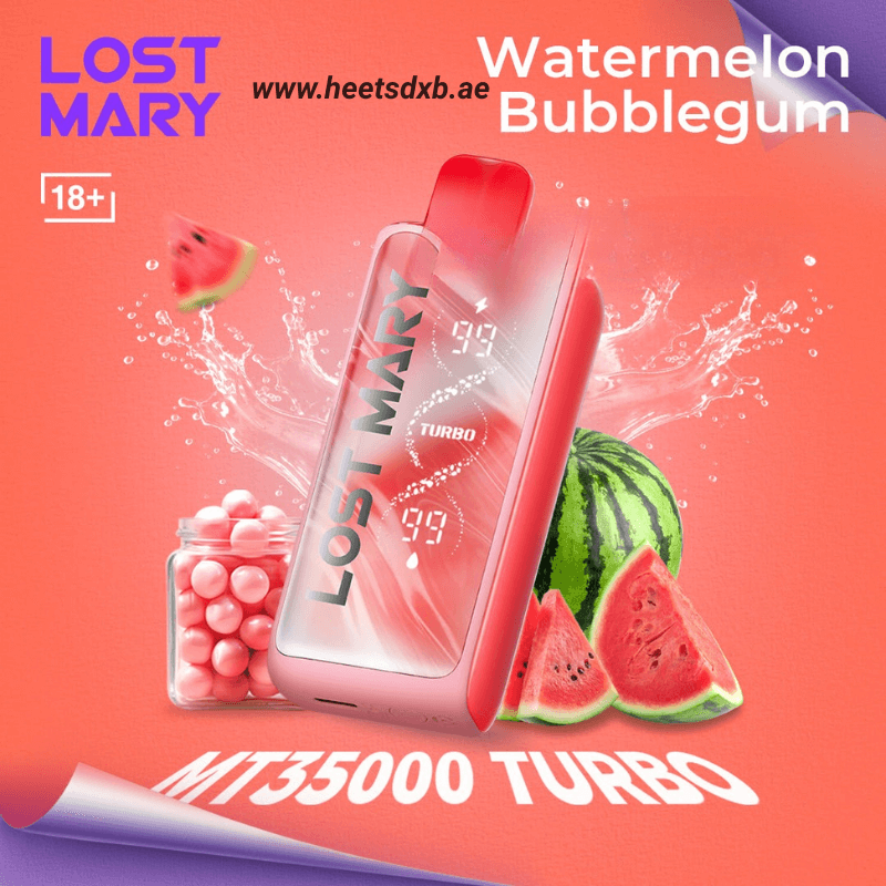 Lost Mary turbo MT 35000 Puffs 20MG nicotine Watermelon Bubblegum