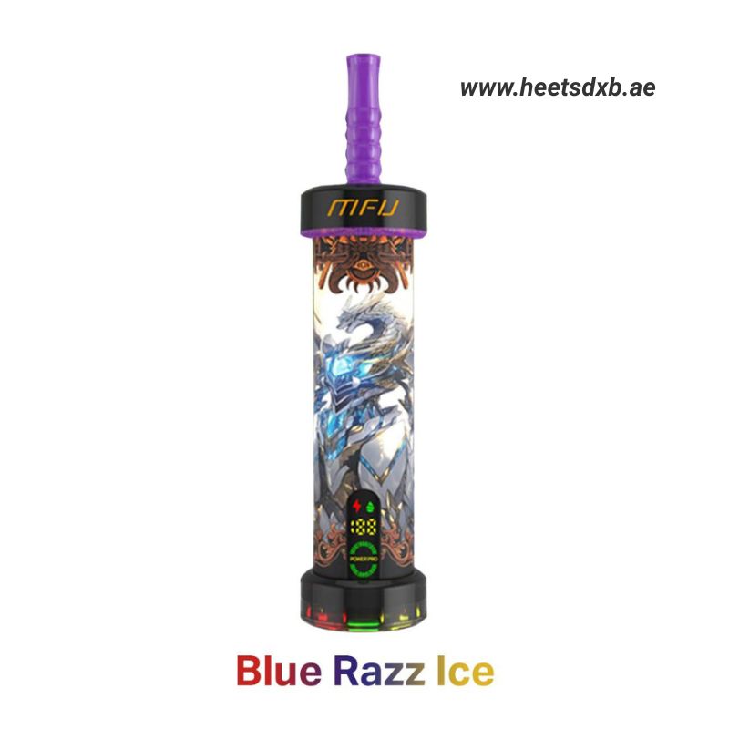 MFU SHISHA X1 40000 Puffs Hookah Disposable Vape in Dubai Blue Razz Ice,
