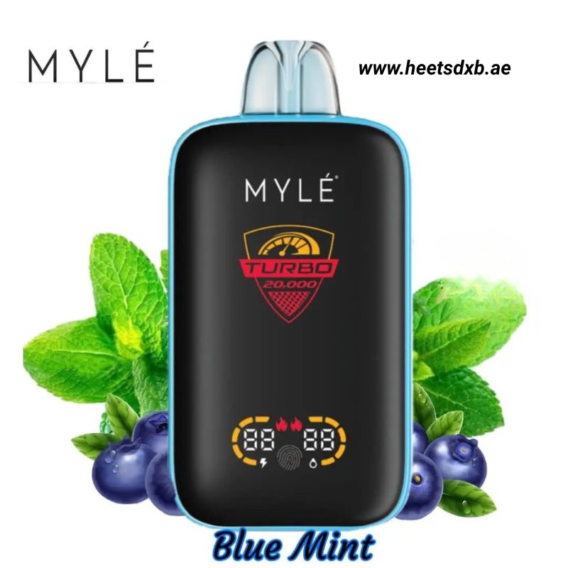 MYLE Turbo 20000 Puffs 50MG Disposable Vape in Dubai Blue Mint