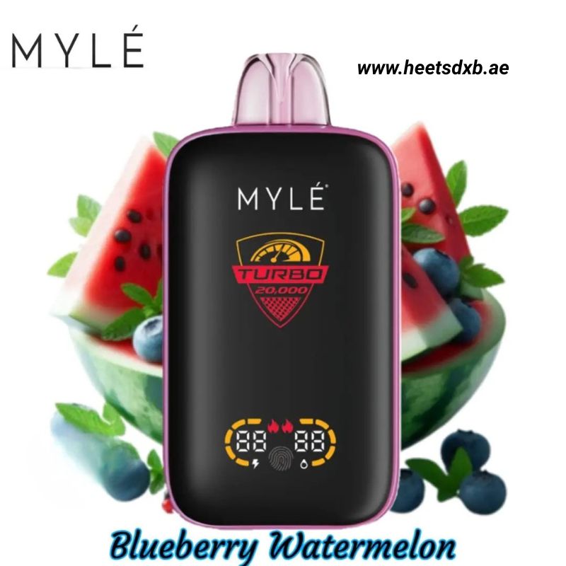 MYLE Turbo 20000 Puffs 50MG Disposable Vape in Dubai Blueberry Watermelon