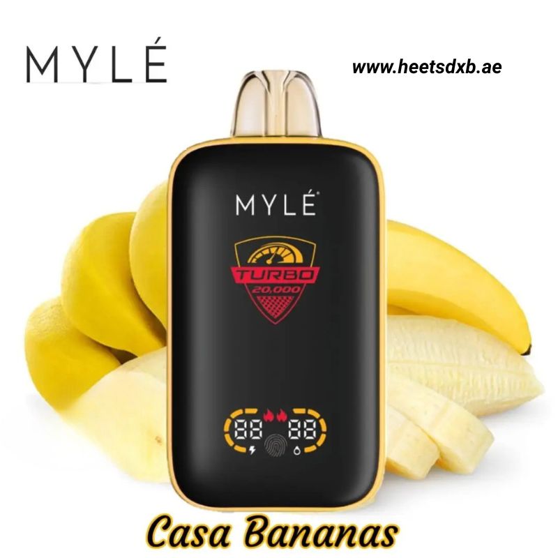MYLE Turbo 20000 Puffs 50MG Disposable Vape in Dubai Casa Bananas