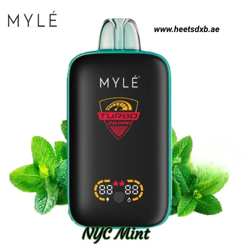 MYLE Turbo 20000 Puffs 50MG Disposable Vape in Dubai NYC Mint
