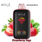 MYLE Turbo 20000 Puffs 50MG Disposable Vape in Dubai Strawberry Keys