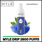 Myle Drip 2600 Puffs 2% Disposable Vape in Dubai Blue Razz
