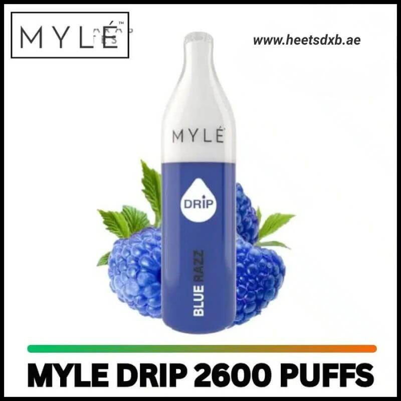Myle Drip 2600 Puffs 2% Disposable Vape in Dubai Blue Razz