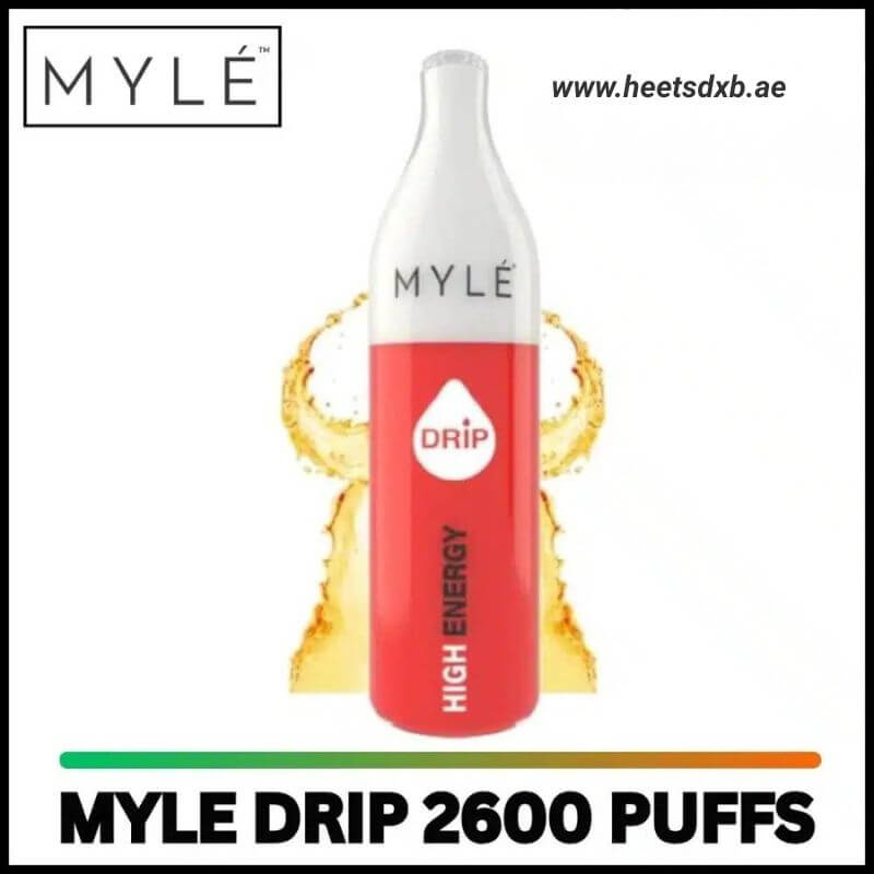 Myle Drip 2600 Puffs 2% Disposable Vape in Dubai High Energy
