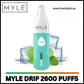 Myle Drip 2600 Puffs 2% Disposable Vape in Dubai Iced Mint
