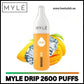 Myle Drip 2600 Puffs 2% Disposable Vape in Dubai Mango Ice