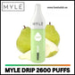 Myle Drip 2600 Puffs 2% Disposable Vape in Dubai Prime Pear