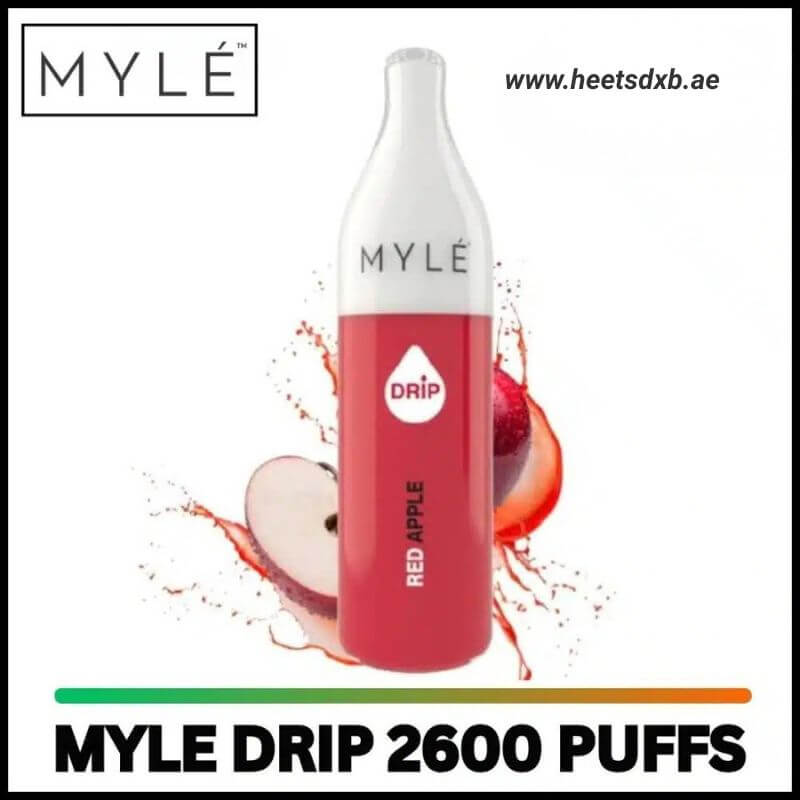 Myle Drip 2600 Puffs 2% Disposable Vape in Dubai Red Apple