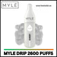 Myle Drip 2600 Puffs 2% Disposable Vape in Dubai White Gummy
