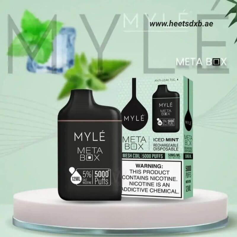 Myle Meta Box 2% & 5% nicotine 5000 Puffs Iced Mint
