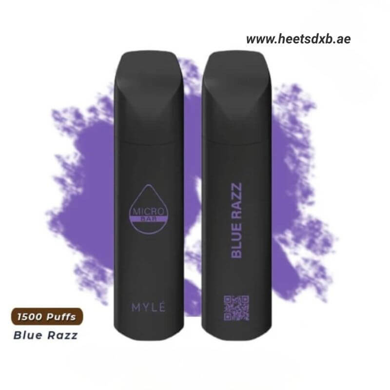 Myle Micro Bar 1500 puffs 2% (20mg) Disposable in Dubai Blue Razz