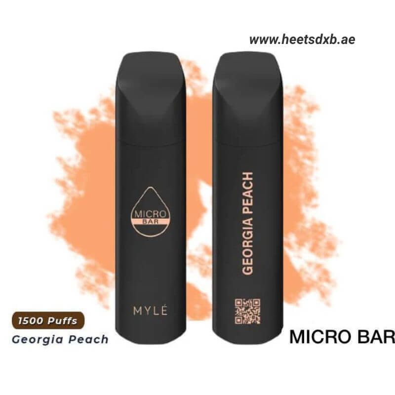Myle Micro Bar 1500 puffs 2% (20mg) Disposable in Dubai Georgia Peach