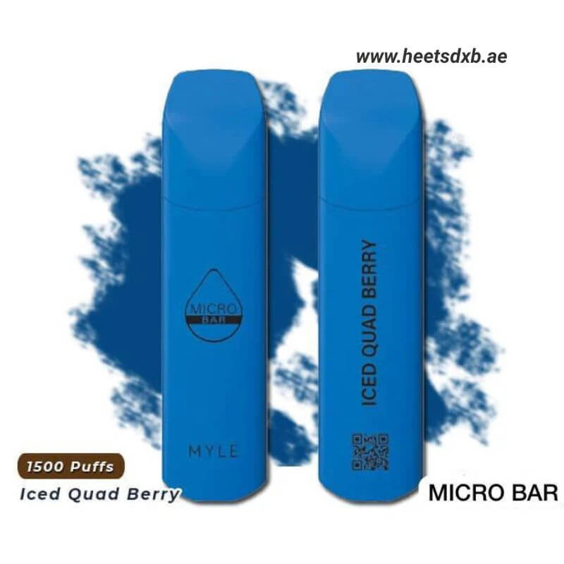 Myle Micro Bar 1500 puffs 2% (20mg) Disposable in Dubai Iced Quadberry