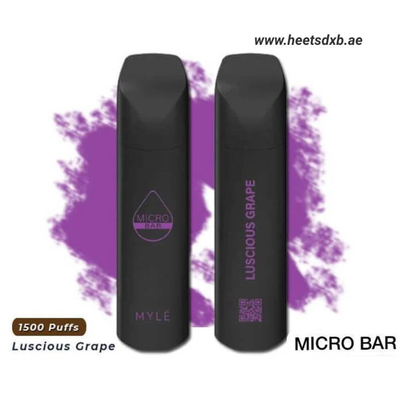 Myle Micro Bar 1500 puffs 2% (20mg) Disposable in Dubai Luscious Grape
