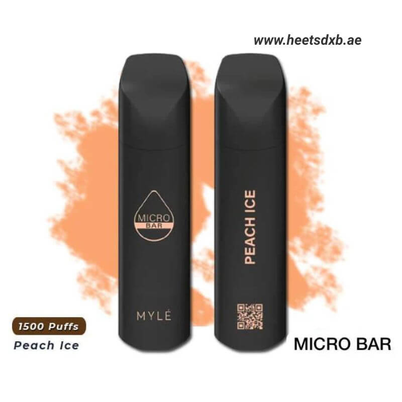 Myle Micro Bar 1500 puffs 2% (20mg) Disposable in Dubai Peach Ice