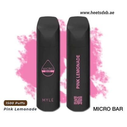 Myle Micro Bar 1500 puffs 2% (20mg) Disposable in Dubai Pink Lemonade
