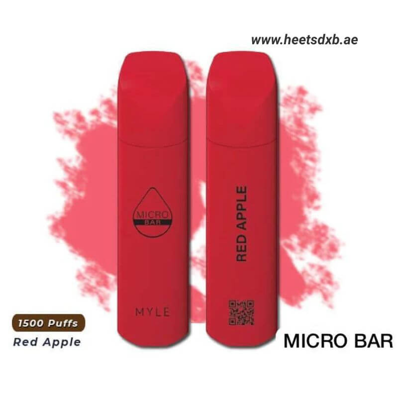 Myle Micro Bar 1500 puffs 2% (20mg) Disposable in Dubai Red Apple