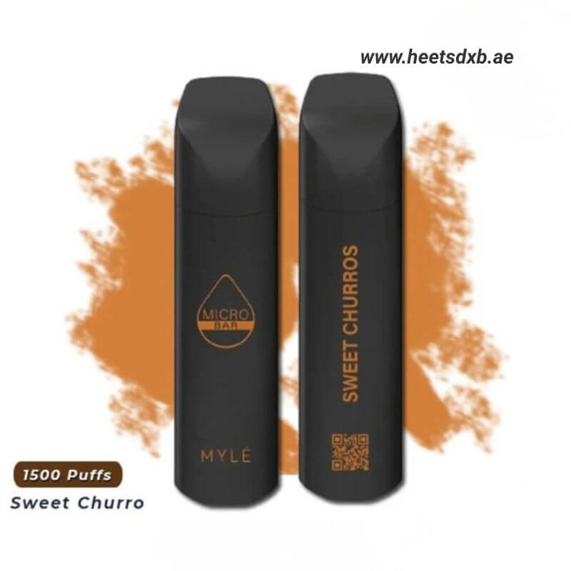Myle Micro Bar 1500 puffs 2% (20mg) Disposable in Dubai Sweet Churros
