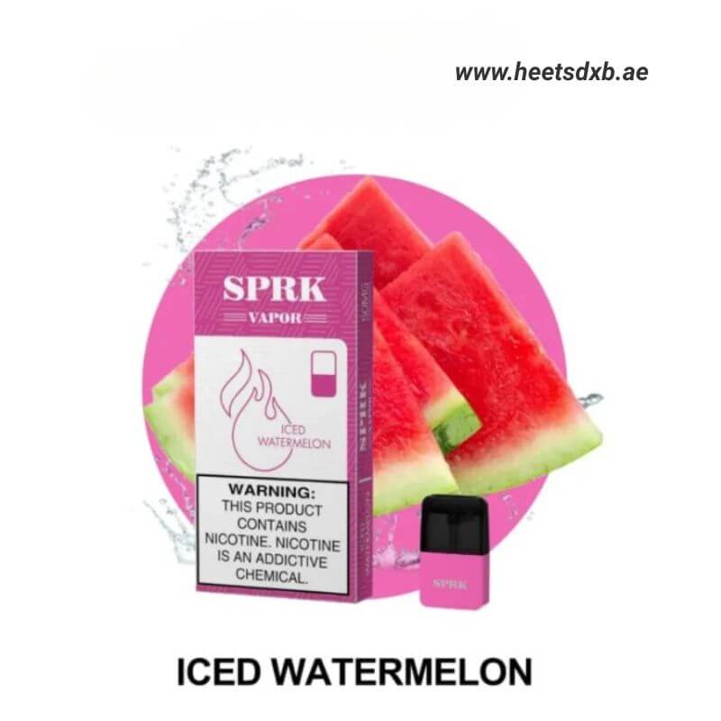 Myle V4 Compatible Pod SPRK VAPOR use for Myle V4 Device ICED WATERMELON