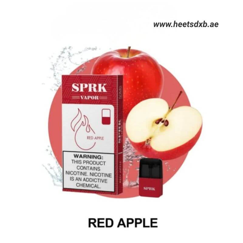 Myle V4 Compatible Pod SPRK VAPOR use for Myle V4 Device RED APPLE