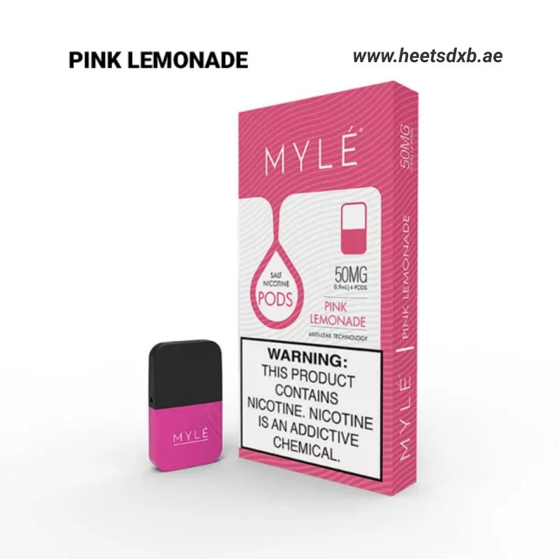 Myle V4 Pod Disposable Vape 50mg in Dubai Pink Lemonade